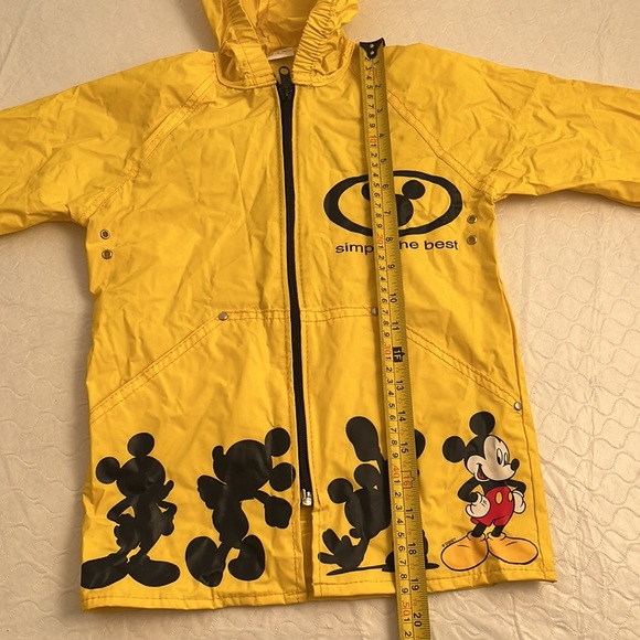 Mickey’s Stuff for Kids yellow Mickey Mouse vintage rain jacket - Picture 6 of 9